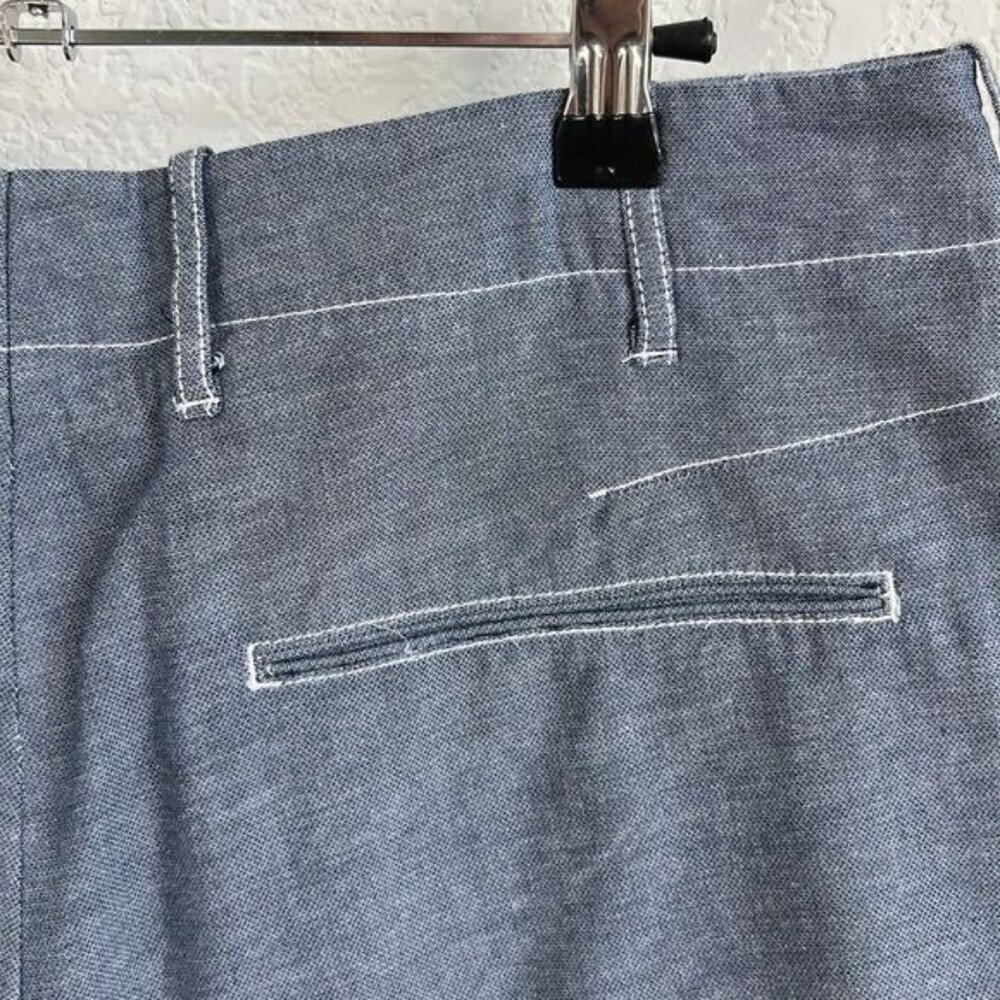 Rag & Bone Chambray Flat Front Twill Shorts - image 6